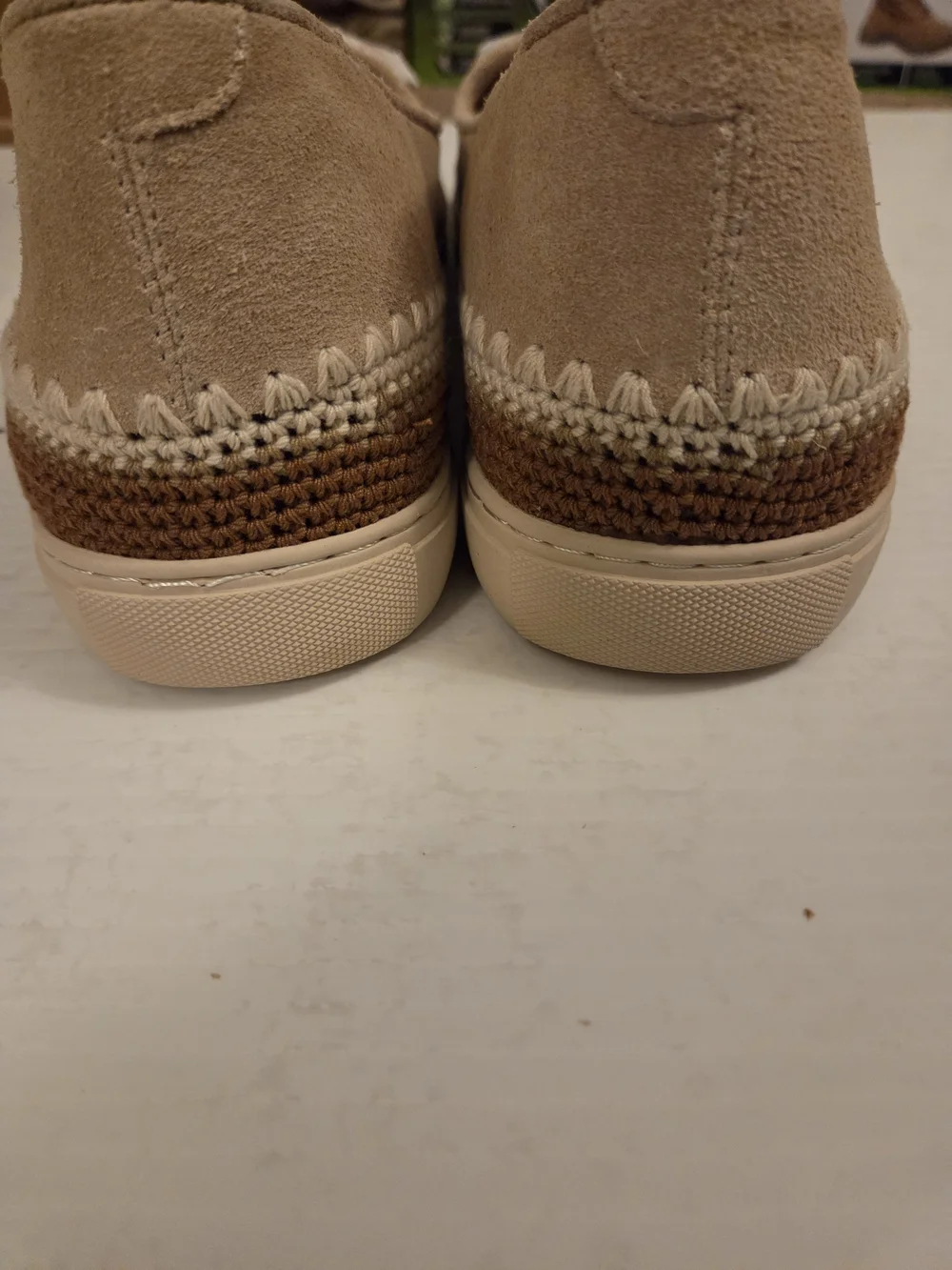 Gentle Souls Women's Suede Tassel Loafers in Beige